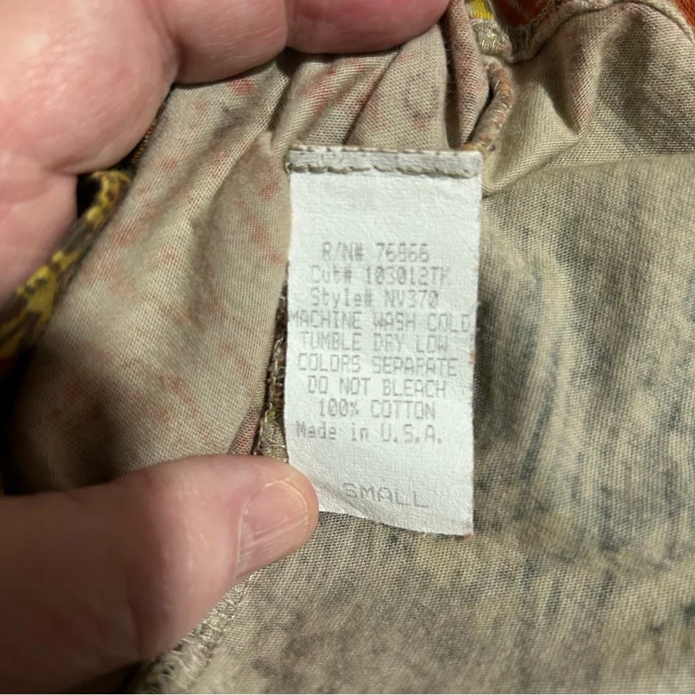 Prairie Cotton Dress Short Sleeve Jersey Cotton V-Neck - Small - Picture 6 of 7